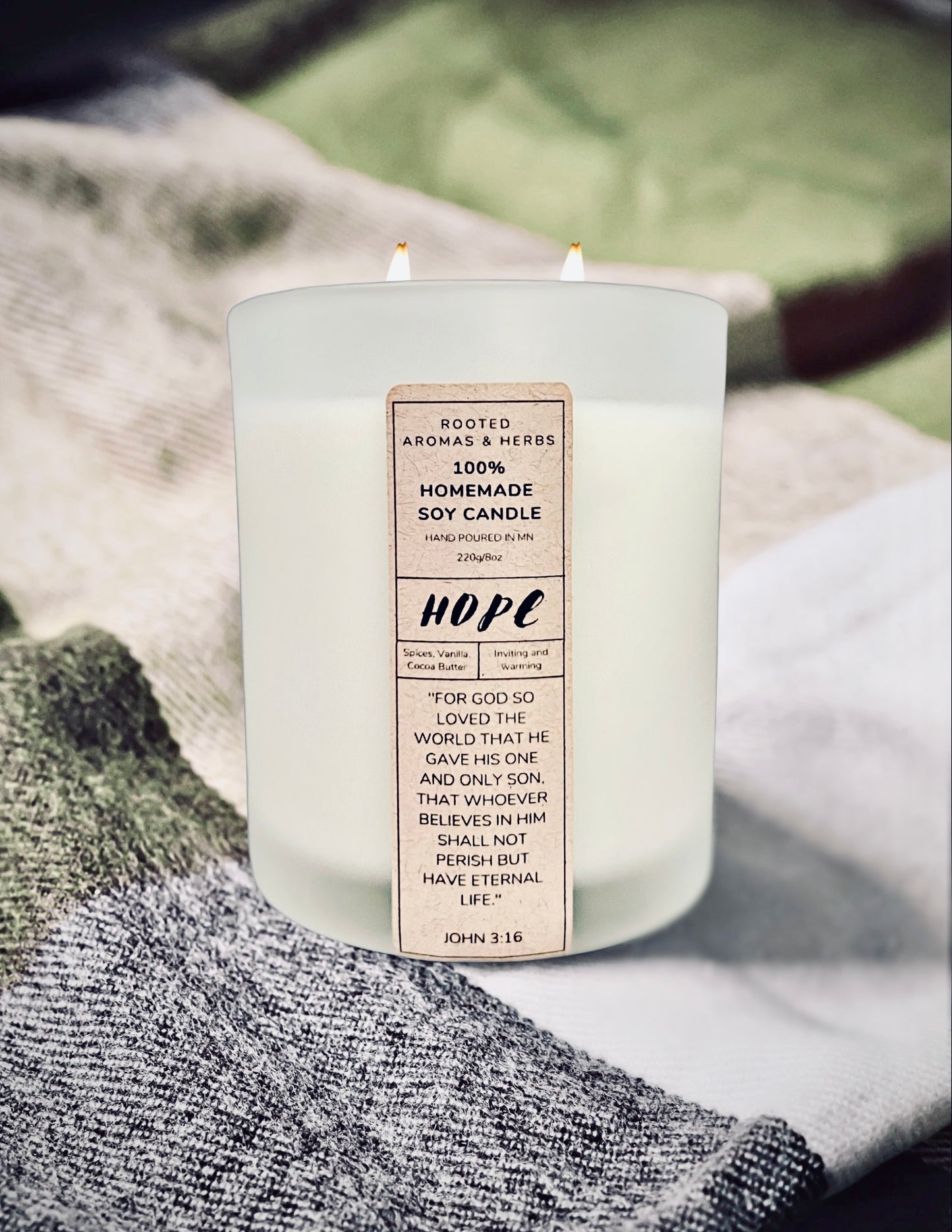 Hope Meditation Candle