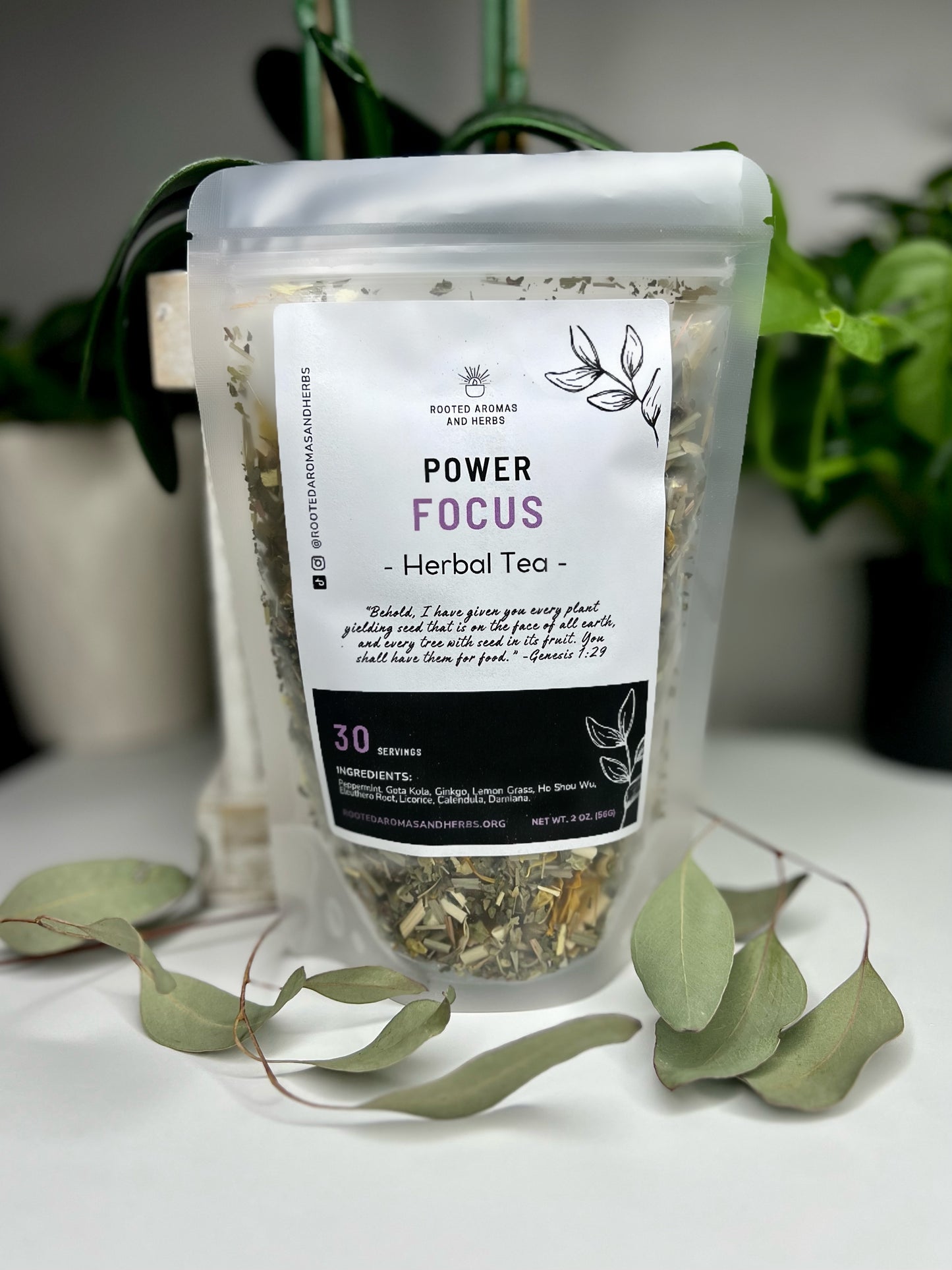Power Focus Herbal Blend Loose Tea
