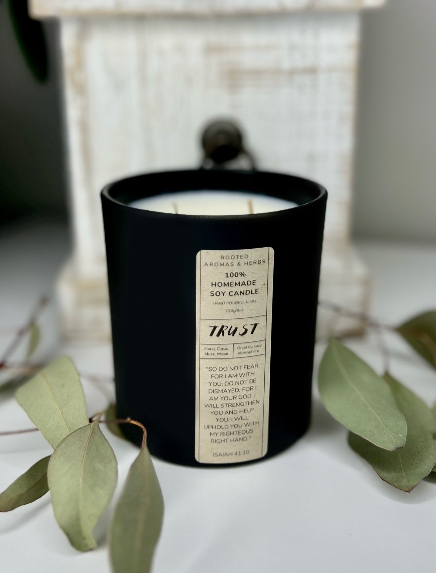 Trust Meditation Candle