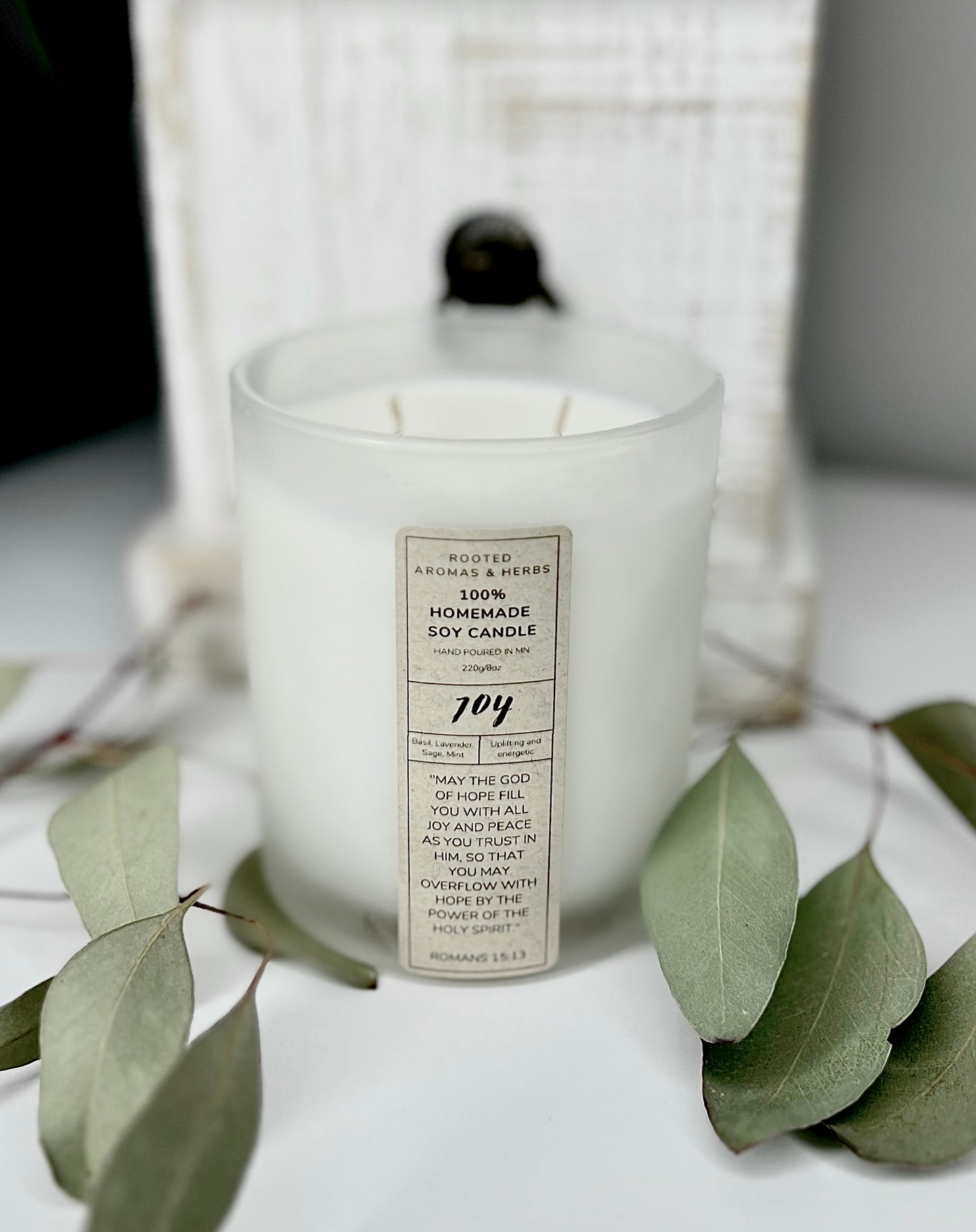 Joy Meditation Candle