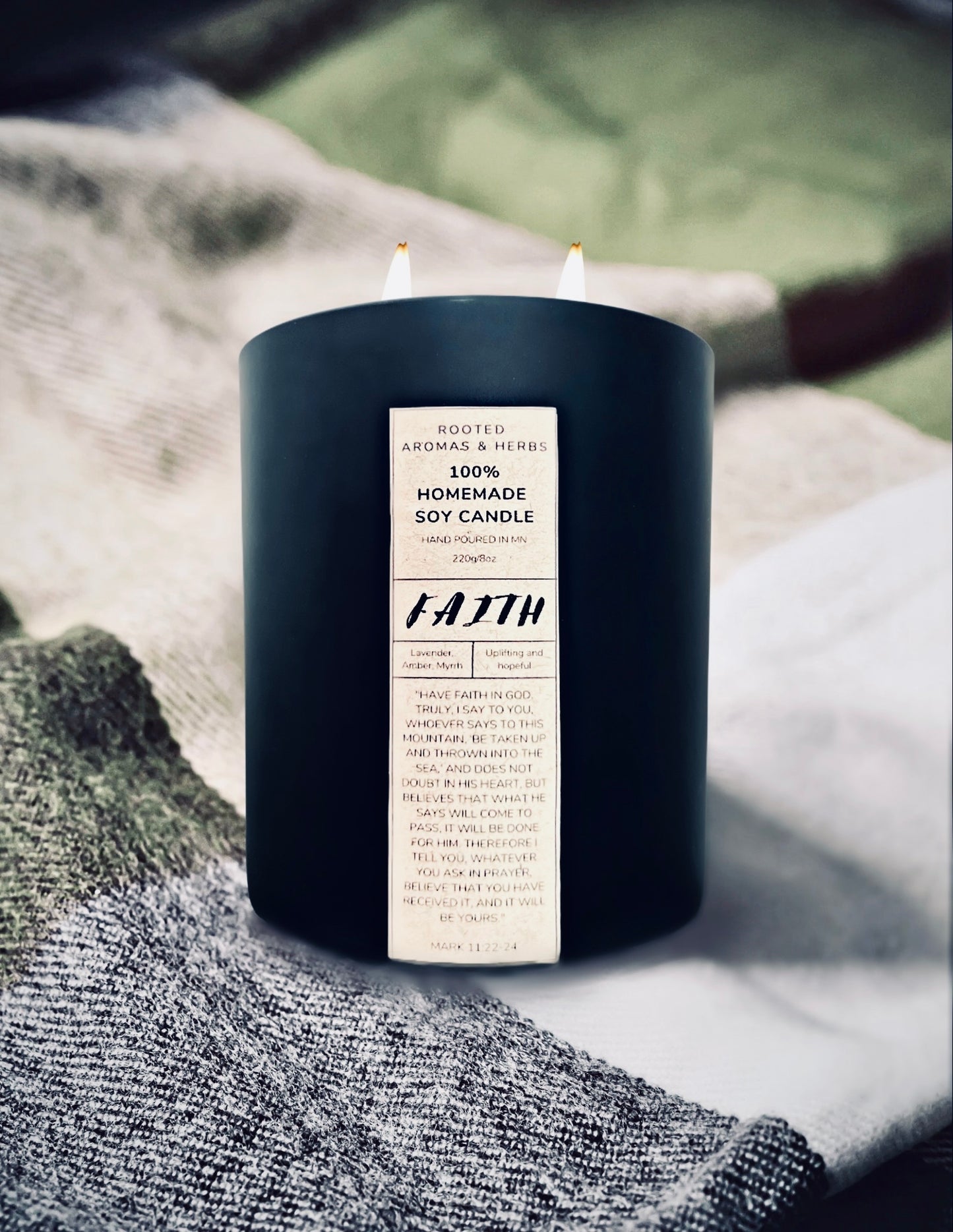 Faith Meditation Candle