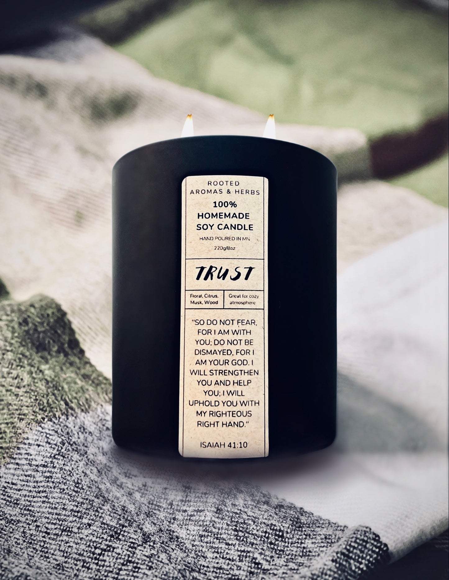 Trust Meditation Candle