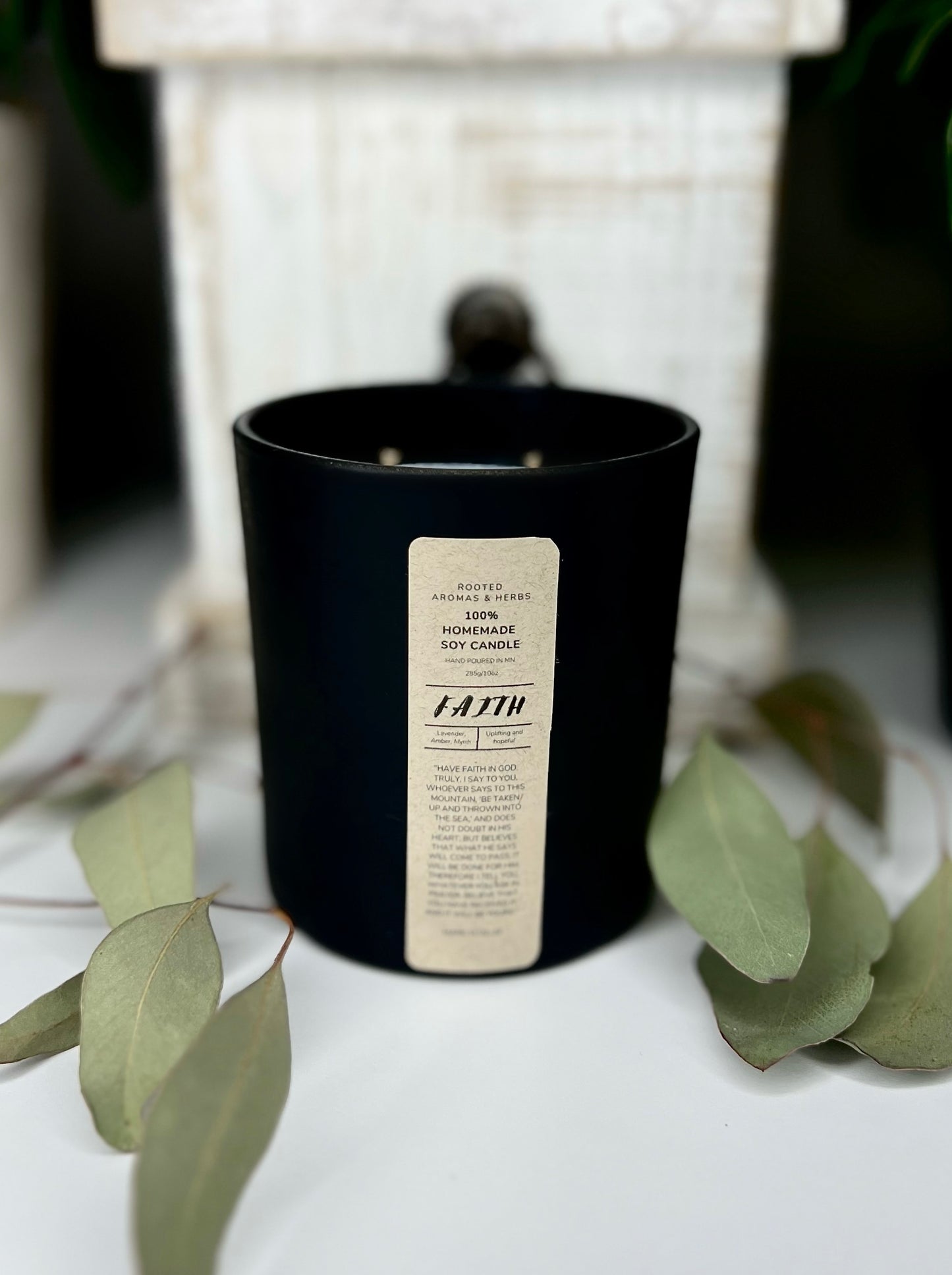 Faith Meditation Candle