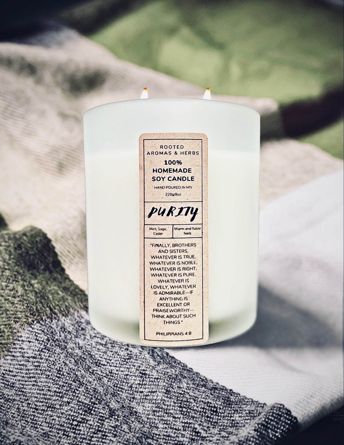 Purity Meditation Candle