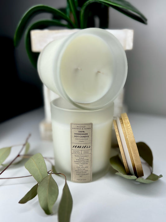 Fearless Meditation Candle