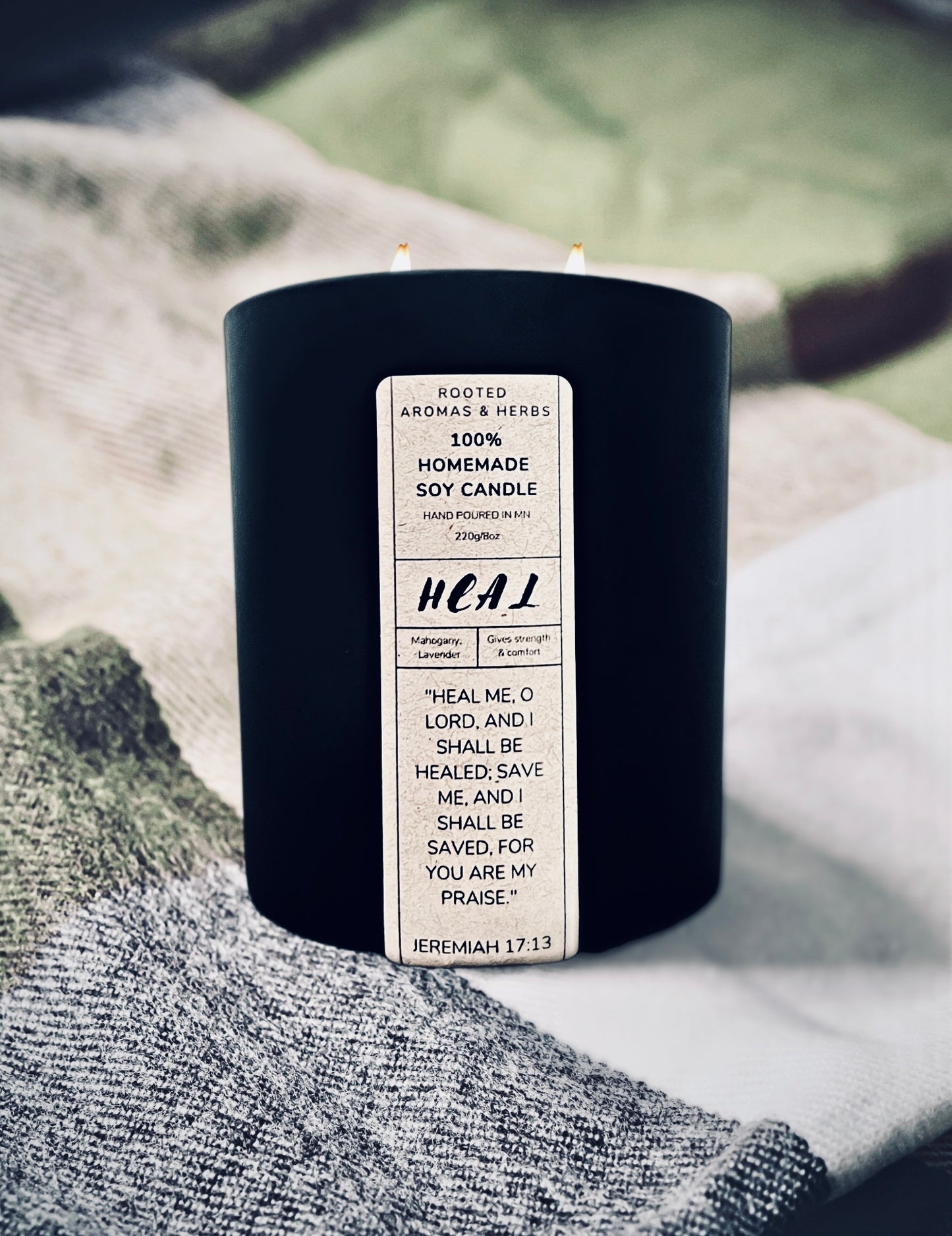Heal Meditation Candle