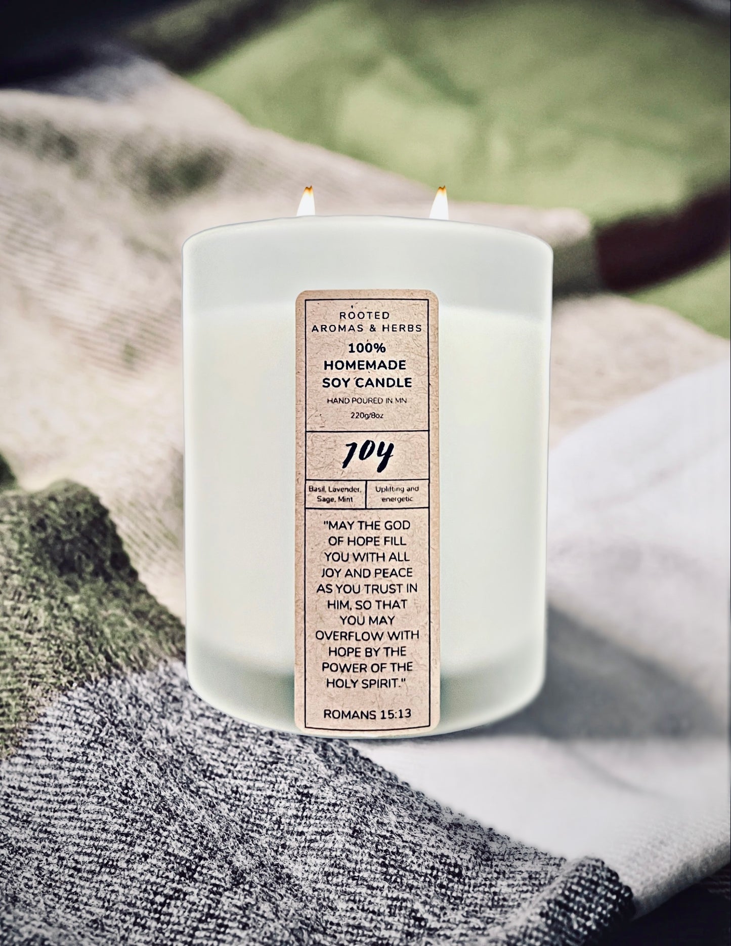 Joy Meditation Candle