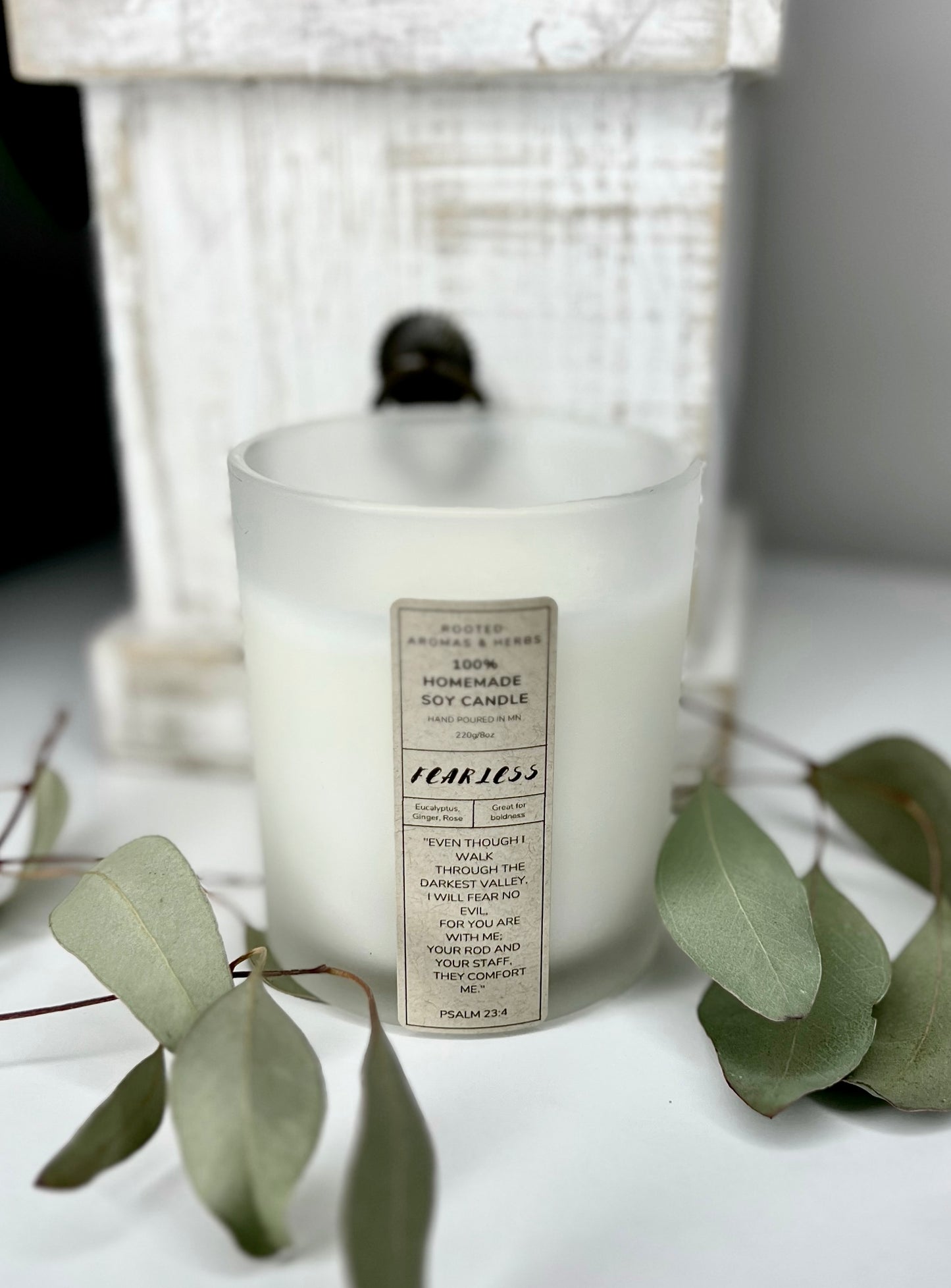 Fearless Meditation Candle