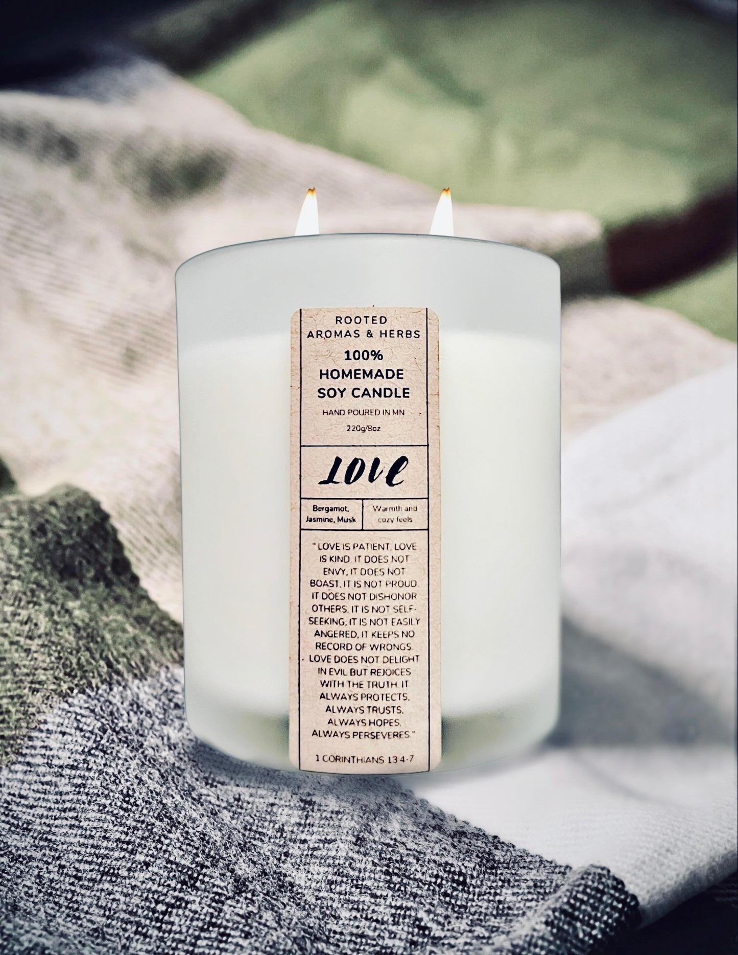 Love Meditation Candle