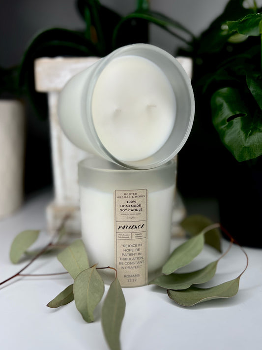 Patience Meditation Candle